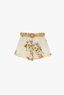 Picture of PLEASE FLORAL SHORTS - D0K C10 - PANNA