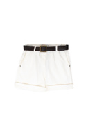 Picture of PLEASE BERMUDA SHORTS - D0J N3N - BIANCO LANA