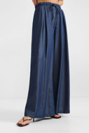 Picture of PLEASE TROUSERS PALAZZO - P2S C10 - BLU DENIM