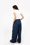 Bild von PLEASE TROUSERS PALAZZO - P2S C10 - BLU DENIM