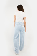 Picture of PLEASE FLARE JEANS - P27 NQZ - BLU DENIM