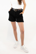 Picture of PLEASE BERMUDA SHORTS - D0J N3N - BLACK