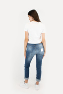 Picture of PLEASE JEANS - P78 PZG - BLU DENIM