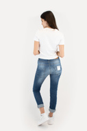 Picture of PLEASE JEANS - P78 PZG - BLU DENIM