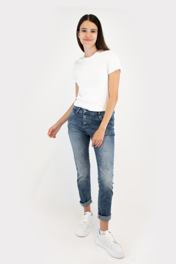 Picture of Please - Jeans P78 PVI - Blu Denim