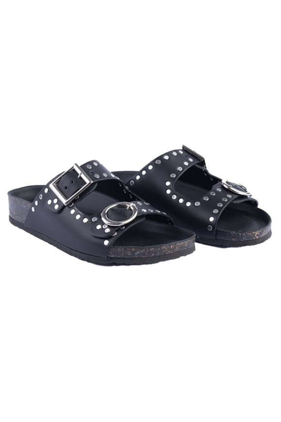 Please Jeans HAVEONE BOLT SHOES - BLACK/STUDS