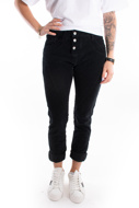 Picture of PLEASE CORDUROY TROUSERS P78 N3N - Nero